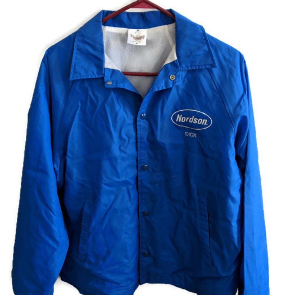 Vintage Jacket With The Name Dick Embroidered Vintage Jacket With The Name Dick Embroidered